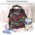 thumbnail image 5 of Hirioo Vintage Gaming for Mummy Diaper Bag Backpack Diaper Bag Backpack for Moms and Dads Unisex Shoulder Bags Travel Hiking Outdoor Pack, 5 of 6