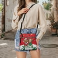 thumbnail image 5 of ZUXONGSY Christmas Dachshund Print Shoulder Handbag for Women Fashion Crossbody Bag Casual Satchel with Adjustable Wide Strap for Travel Shopping, 5 of 7