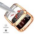 thumbnail image 3 of Parachoques de pantalla de reloj inteligente de TPU para Fitbit Versa 2/2SE (oro rosa) WDOplteas Para estrenar, 3 of 5