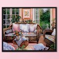 thumbnail image 3 of Kit de costura de bordado completo Juego de punto de cruz 11CT 3 Strands Garden House Hugtrwg Para estrenar, 3 of 9