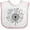 White and Pink, variant on Inktastic Clarinet Player Music Gift Boys or Girls Baby Bib