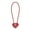 Red, variant on Long Wire Rope Wishes-Lock for Wedding Anniversary Valentines Day Heart passwords