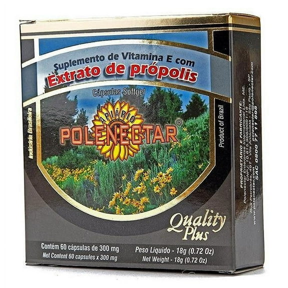 Polenectar Brazil Green Bee Propolis (60 Softgels)