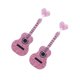 thumbnail image 2 of Stylish Classic Guitar Pendant Eardrop Earrings for Women, Pink Creative Party Ear Jewelry, 2 of 3