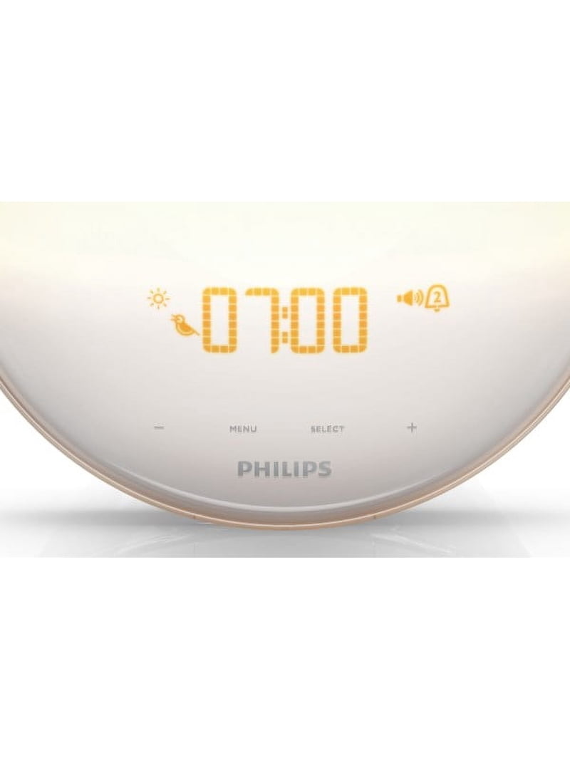 Philips Wake-up Light with Sunrise & Sunset, HF3520/60 - Walmart.com