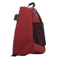 thumbnail image 1 of Bolso bandolera impermeable rojo con diseño antirrobo y carga USB para aventuras al aire libre, 1 of 8