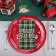 thumbnail image 5 of Christmas Paper Plates - 10pc 7 Inch Disposable Holiday Dinner Plates for Parties, Buffets & Festive Table Settings, 5 of 6