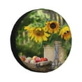 thumbnail image 2 of Balery Vintage Wooden Bucket Tire Covers - Tough Tire Wheel Protector for Truck, SUV, Trailer, Camper, RV -15 inch, 2 of 8