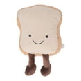 thumbnail image 1 of Juguete de peluche de comida para niños, suave, de algodón PP, divertido y lindo pan relleno, almohada, regalo de cumpleaños, decoración del hogar, pan, 1 of 14