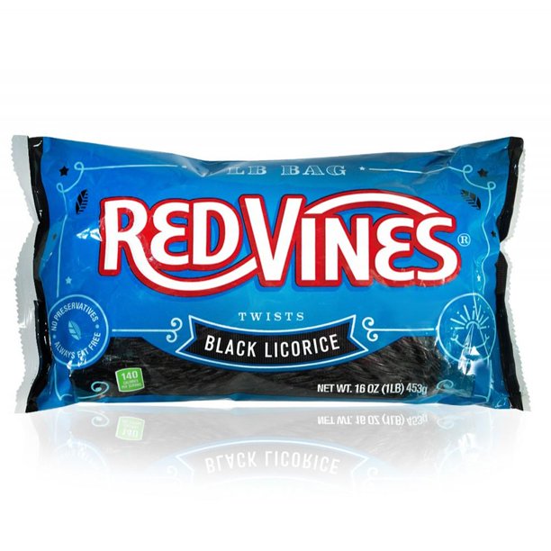 Red Vines Black Licorice Twists, 16 Oz.