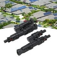thumbnail image 4 of PV Connector, Waterproof 2Pcs Solar Branch Connector Easy Installation Weather Resistant 1500V DC 50A 1 To 2  For Industry, 4 of 8