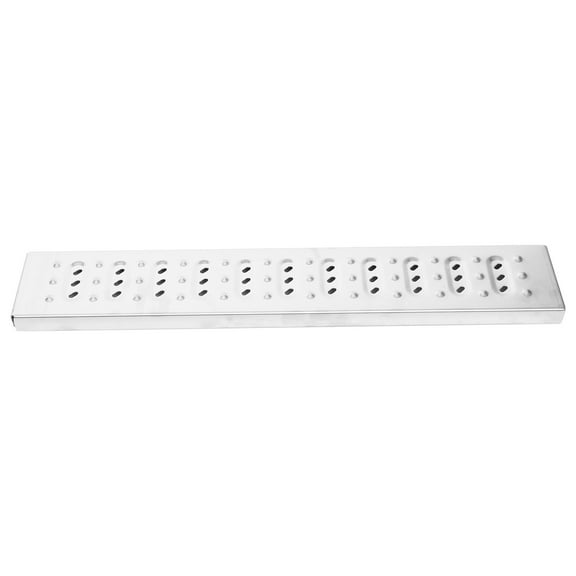 HOMEMAXS Channel Drain Grate Outside Trench Drain Grate Cover for Fence Commercial Floor
