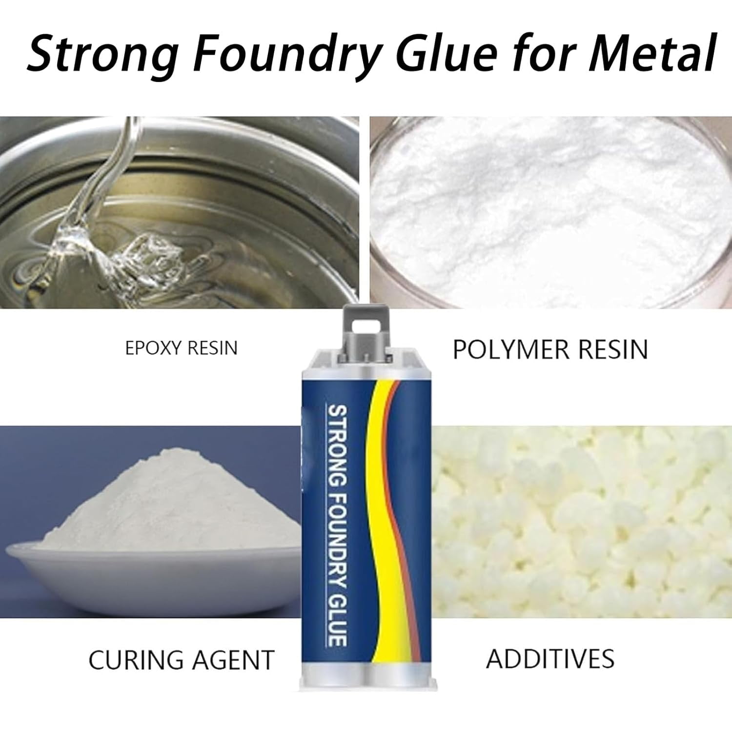 Sevengreen Strong Foundry Glue,Strong Foundry Glue for Metal,strongs Foundry glues,Metal Repair glues, strongs Casting Welding Filler for Metals Defects and Repairs 1PCS
