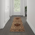 thumbnail image 2 of Flash Furniture Marana 24x84" Cotton Area Rug in Brown/Black, 2 of 5