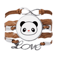 thumbnail image 1 of ly Cartoon ly Panda Cub Bracelet Chain Rope Ornament Wristband, 1 of 3