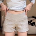 thumbnail image 4 of Women High Waist Casual Lounge Shorts Soft Cotton Comfy Pajama Sleep Shorts, 4 of 7
