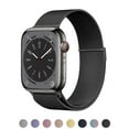 thumbnail image 4 of LEIXIUER Magnetic Loop for Apple Watch Bands 45mm 44mm 38mm 40mm 42mm 41mm 49mm fot Men Women, Stainless Steel Metal Strap bracelet iWatch series Ultra 8 7 SE 6 5 4 3 2 1, 4 of 7