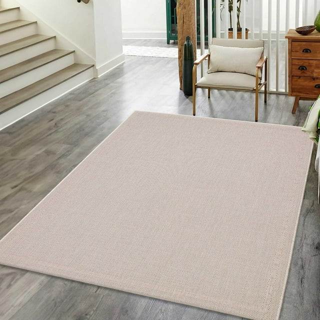 ECARPET Modern Area Rug for Living Room, Dining Room and Bedroom Jute Collection