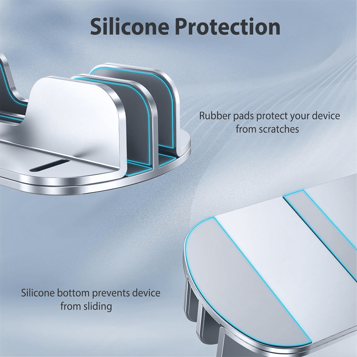 Vertical Laptop Stand Holder for Desk