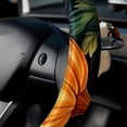 thumbnail image 5 of Thanksgiving Pumpkin Leaves Car Wheel Covers, Steering Wheel Covers, Car Wheel Cover - 14.5 Inch Printing PVC Leather Auto Accessories, 5 of 6