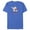 Royal Blue Heather, variant on Men's Paul Frank Ellie Logo  Graphic Tee Beige 2X Large