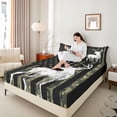thumbnail image 4 of Castle Fairy Animal Deer Twin Sheet Sets for Children Teenagers,Camo American Flag Bedding, 4 of 7