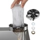 thumbnail image 1 of Enjuague de vidrio de acero inoxidable,Arandela de Vidrio Giratoria de 360 °,Limpiador de Fregadero Automático con Potente Rociador de Agua,Arandela de Vidrio de Empuje, para Fregadero de Cocina, 1 of 6