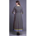 thumbnail image 3 of Bimba Robe Anarkali Imprimée pour Femmes Kurti Indienne Sans Manches Kurta Évasée, 3 of 6