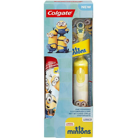 Colgate Kids Battery Powered Toothbrush, Toothpaste Pack - (Best Toothpaste For Electric Toothbrush)