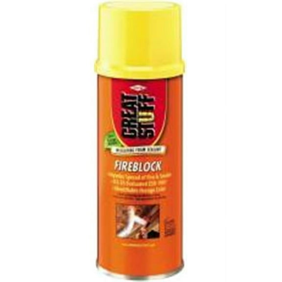 Great Stuff Foam Sealant,Orange,12 oz,Fire Block  00306179
