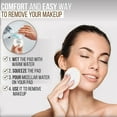 thumbnail image 5 of KEGUALV Reusable Makeup Remover Pads 10 Pieces Soft Organic Cotton Rounds With Washable Drawstring, 5 of 6
