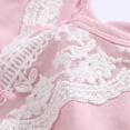 thumbnail image 5 of WIBACKER Cotton Nightgowns for Girls V-Neck Lace Pajamas Dresses Ruffle Long Sleeve Sleepwear Princess Dress Night Dress for Kids 4-15Y, 5 of 9
