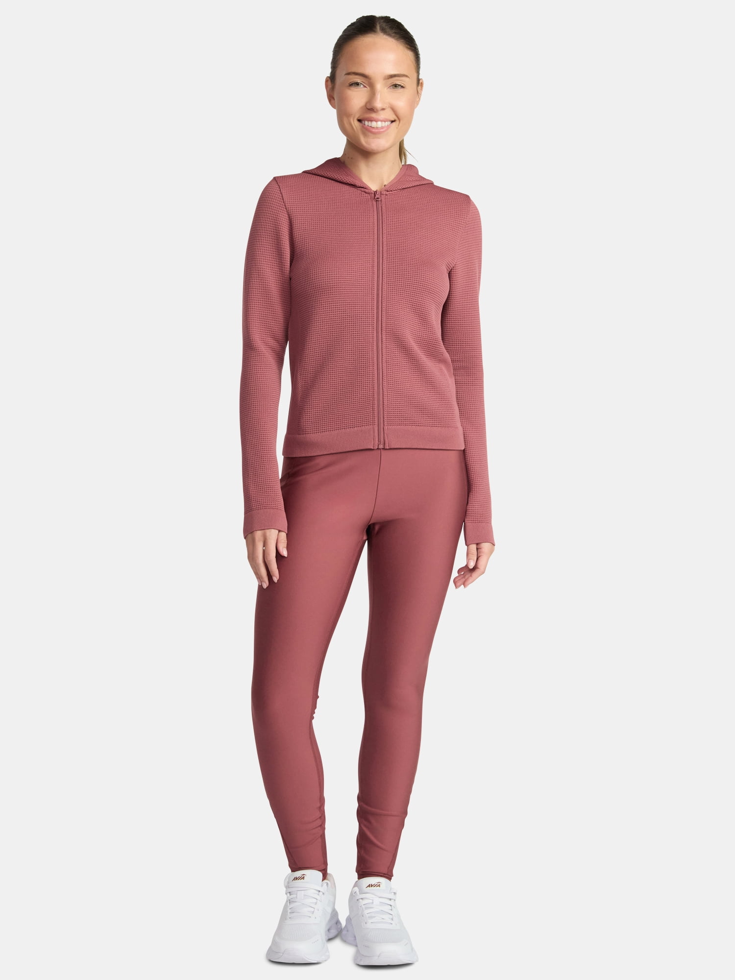 Avia Women's Seamless Zip Hoodie, Sizes XS-XXL