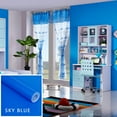 thumbnail image 2 of VogueV Matte PVC Wall Stickers - Peel & Stick Removable Decals (60x40cm) Sky Blue, 2 of 2