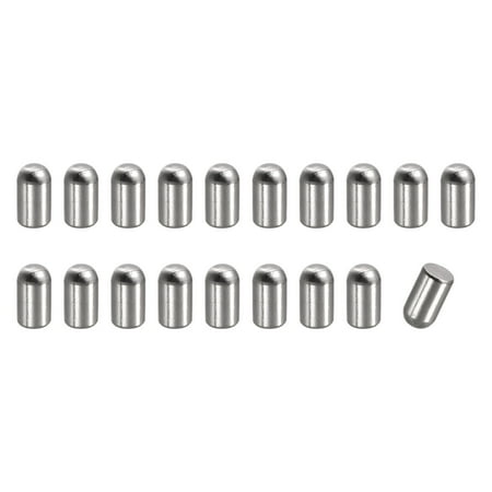 

5x6mm Dowel Pins 20 Pack Round Head Flat Chamfered End Dowel Pin