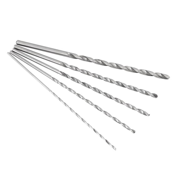 Mgaxyff Extra Long High-speed Steel Straight Shank Twist Drill Bit Tool 2-5mm For Wood, Twist Drill, HSS Drill Bit