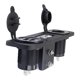 thumbnail image 2 of Toma De Corriente Del Coche Cargador de coche 3 en 1 Enchufe 12/24V 50A Toma de corriente para coche Puerto USB dual Carga rápida, 2 of 8