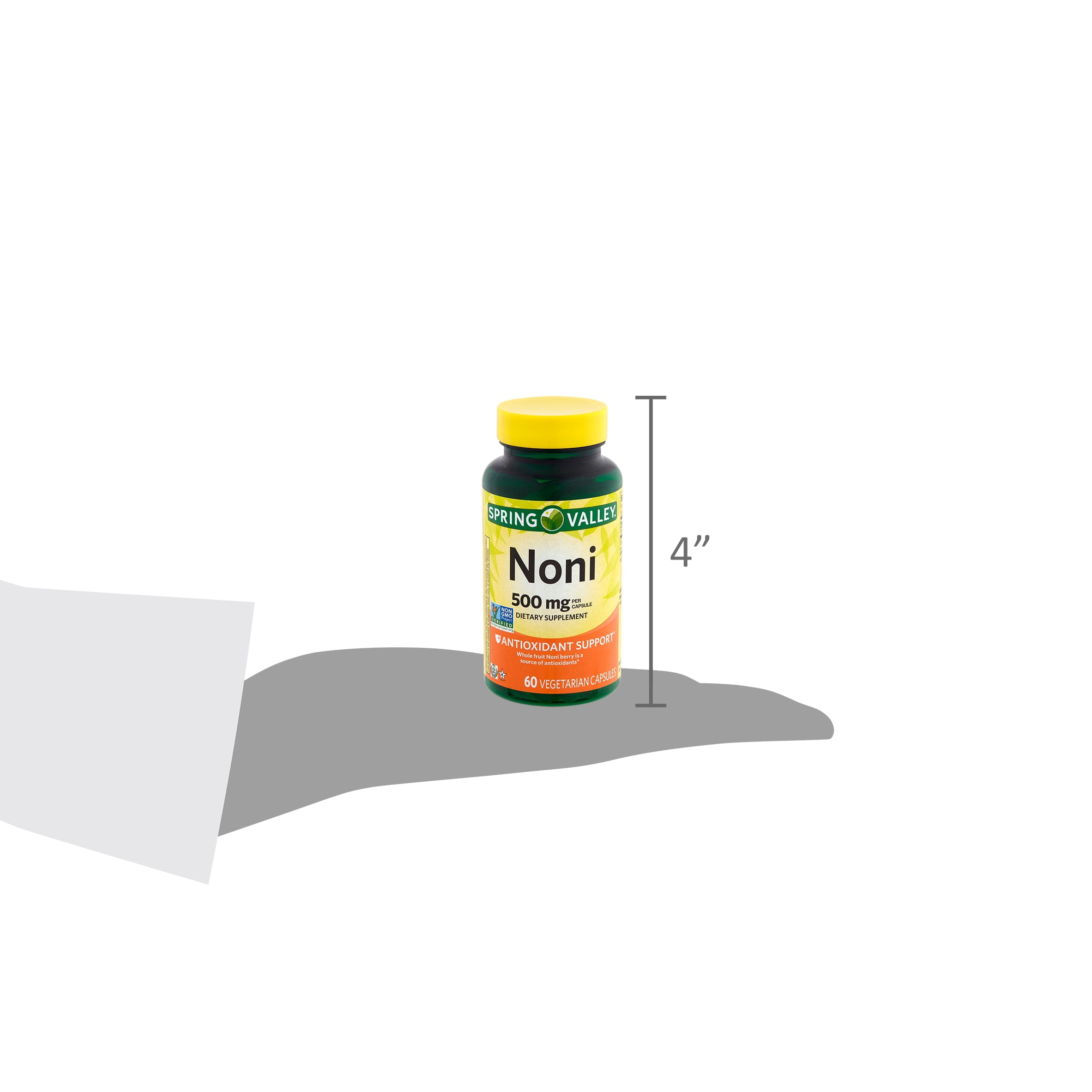 Spring Valley Noni Vegetarian Capsules, 500 mg, 60 Count