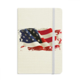 thumbnail image 1 of Air Brushing Stars And Stripes America Flag Notebook Official Fabric Hard Cover Classic Journal Diary, 1 of 3