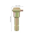 thumbnail image 2 of SOPOTUTU Quick Connect Golden Pto Extension Adapter for Tractor Shaft Heavy Duty Farming Use, 2 of 6