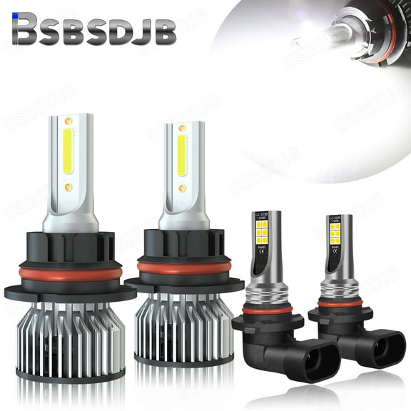 For Mitsubishi Outlander 2003 2004 Car LED Light 9007 Headlight   9006 Fog Light