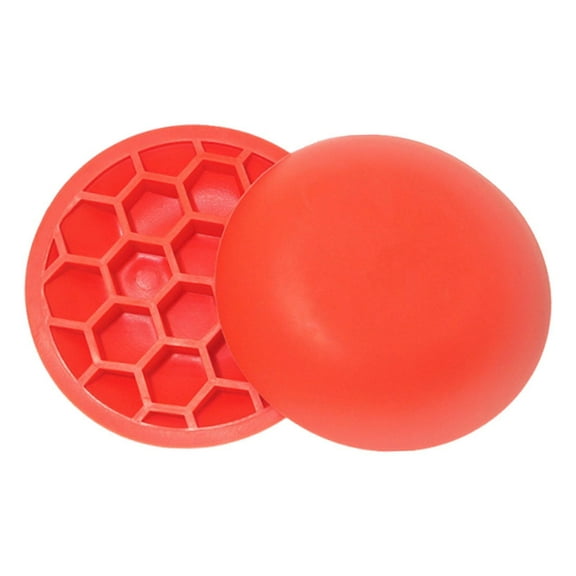 funtasica 2Pcs Golf Force Plates Swing Training Aid Equipment Step Pad Golfing Golf Ground Force Plates Swing Practice Equipment Orange Red