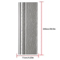 thumbnail image 3 of Adhesivo de pared autoadhesivo 3D Jumpingount Papel pintado lavable a prueba de choques gris plateado HA7146-02B 230x10x1cm, 3 of 6