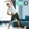 thumbnail image 4 of Daresay PSM-FLC-Z255-PKA-S Mens Sweat Shorts-Athletic Workout Shorts, Assorted Color - Small - Pack of 3, 4 of 7