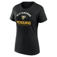 thumbnail image 2 of Women's Logo Athletic Black Pittsburgh Penguins Unrivaled T-Shirt, 2 of 3