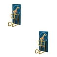 thumbnail image 3 of Yuarrent Gancho de pared Sticky Save Space Colgador impermeable de doble capa Sin rastro Fuerte ventosa Estante de pared para baño Cocina Animal 1 2Conjunto, 3 of 6