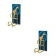 thumbnail image 4 of Inteprter Gancho de pared Colgador impermeable plegable sin perforaciones Patrones de dibujos animados sin rastro Ventosa Estante de pared Baño Animal 1 2Conjunto, 4 of 6