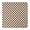 Brown And White, variant on Teal and Black Checkerboard Pattern Square Fitted Tablecloth with Elastic Edge,Square Table Cover,Washable Elastic Table Cover for Home Kitchen Party Decor 34"x34"