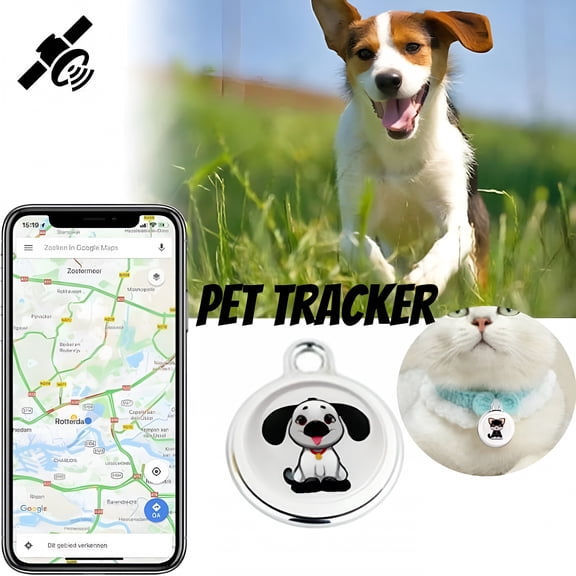 GJX Pet Anti Lost Locator, Wireless Anti Lost Device for Dogs and Cats, Collar Anti Lost Device, Anti Lost Smart Device