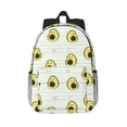 thumbnail image 1 of Lukts Avocado of a Hear Pattern 15 Inch Student Backpack, Waterproof Laptop Backpack with Adjustable Shoulder Straps, Lightweight Travel, Campus Backpack, Unisex, 1 of 6